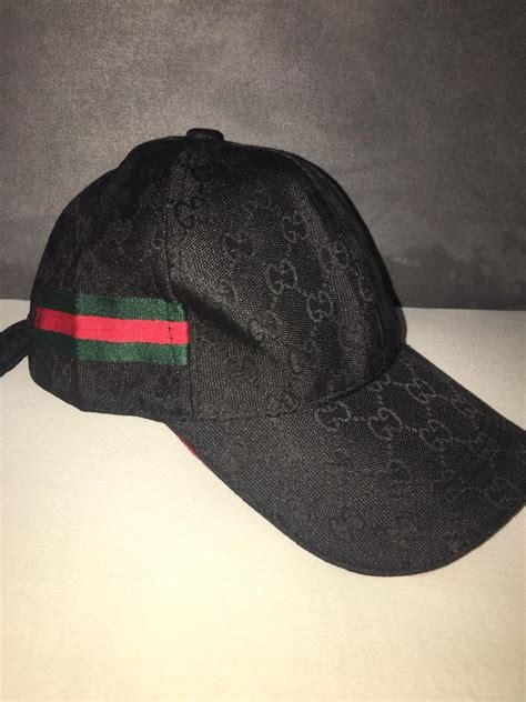 gucci black logo cap gumtree|black Gucci cap men.